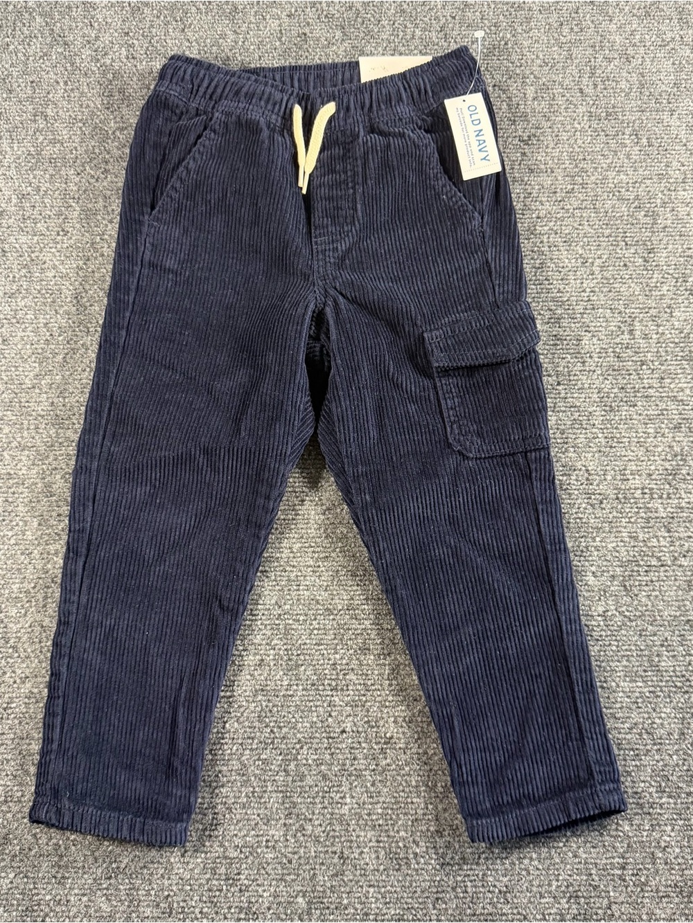 Old Navy Corduroy Taper Pants Navy Blue Boys 2T Fall Classic NWT